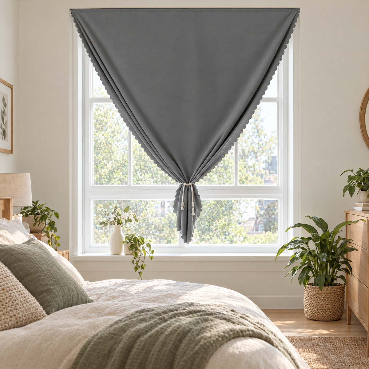 Self-Adhesive Blackout Curtain with Velcro Backing 3