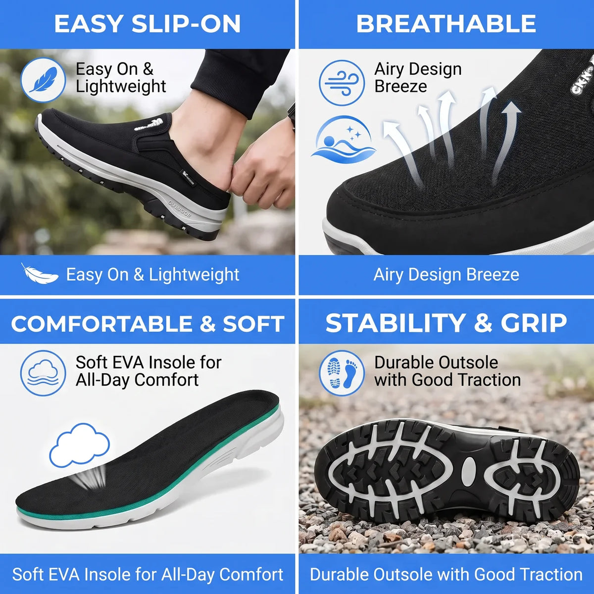 Slip On Shoes for Men – Lightweight & Breathable - view 3