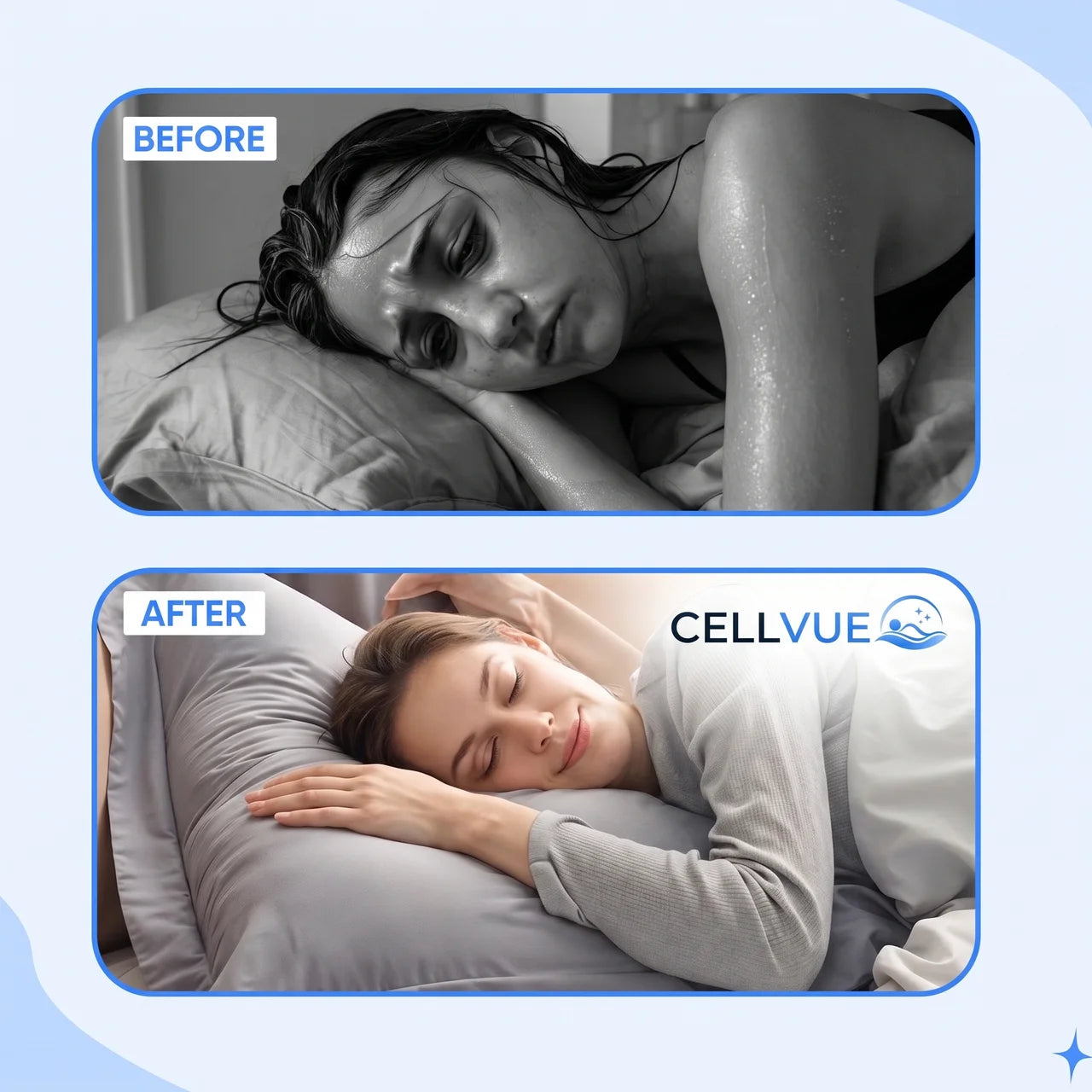 Ice Cooling Pillowcase - Skin-Friendly & Machine Washable Pillow Cases