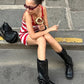 Striped Mini Slip Dress