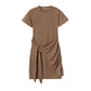 Summer Ruffle Sundress – Playful Bow Detail for Casual Outings