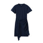 Summer Ruffle Sundress – Playful Bow Detail for Casual Outings
