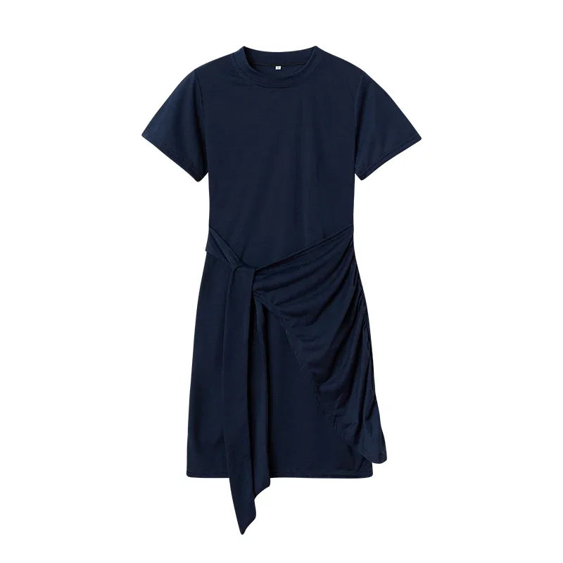 Summer Ruffle Sundress – Playful Bow Detail for Casual Outings