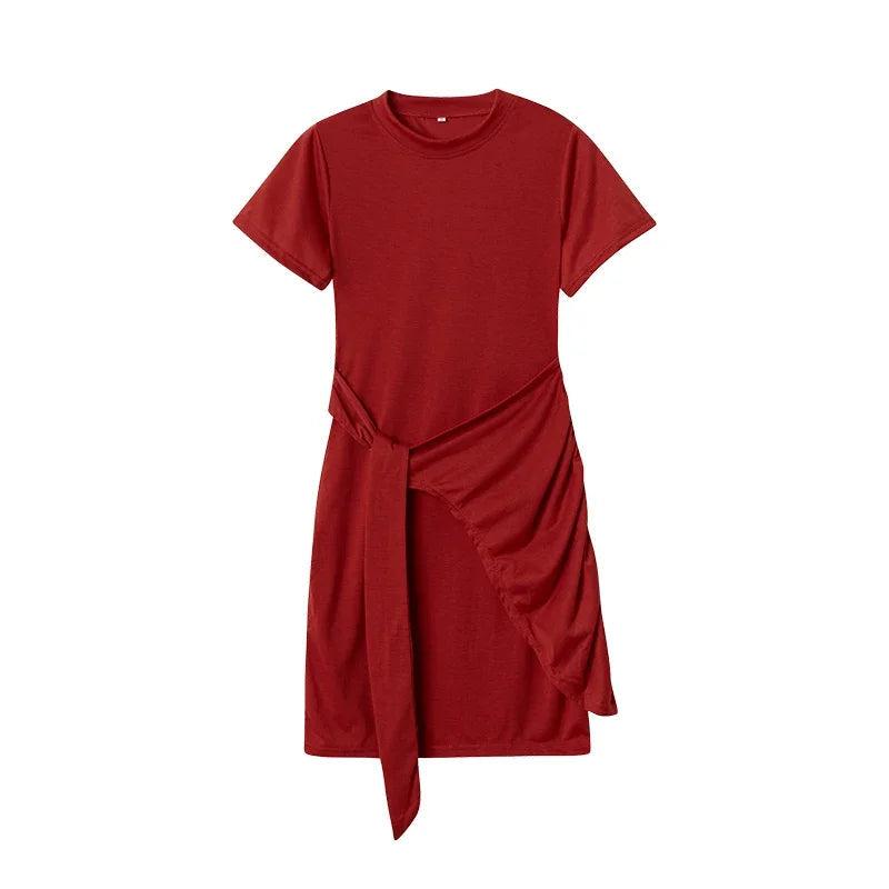 Summer Ruffle Sundress – Playful Bow Detail for Casual Outings