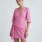 Summer V-Neck Dress – Chic Lace-Up Design for Versatile Occasions
