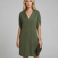 Summer V-Neck Dress – Elegant Multi-Layered Casual Outfit