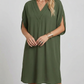 Summer V-Neck Dress – Elegant Multi-Layered Casual Outfit