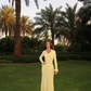 Sylvie Knit Midi Dress With Gold Button Details