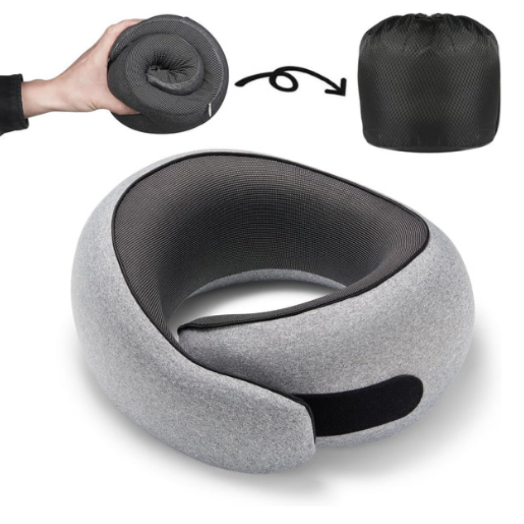 Travel Pillow Memory Foam Neck Pillow U Shaped