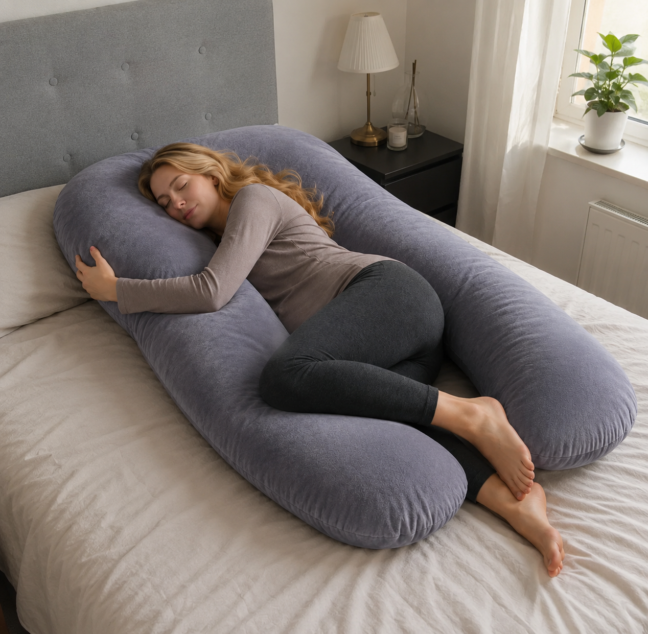 U Shaped Body Pillow for Sleeping & Relaxation
