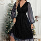 V-Neck Cocktail Dress – Elegant Slim Fit for Sophisticated Events