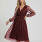 V-Neck Cocktail Dress – Elegant Slim Fit for Sophisticated Events