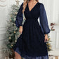 V-Neck Cocktail Dress – Elegant Slim Fit for Sophisticated Events