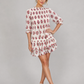 Vintage Floral Ruffle A-Line Mini Dress for Wedding Guest Style