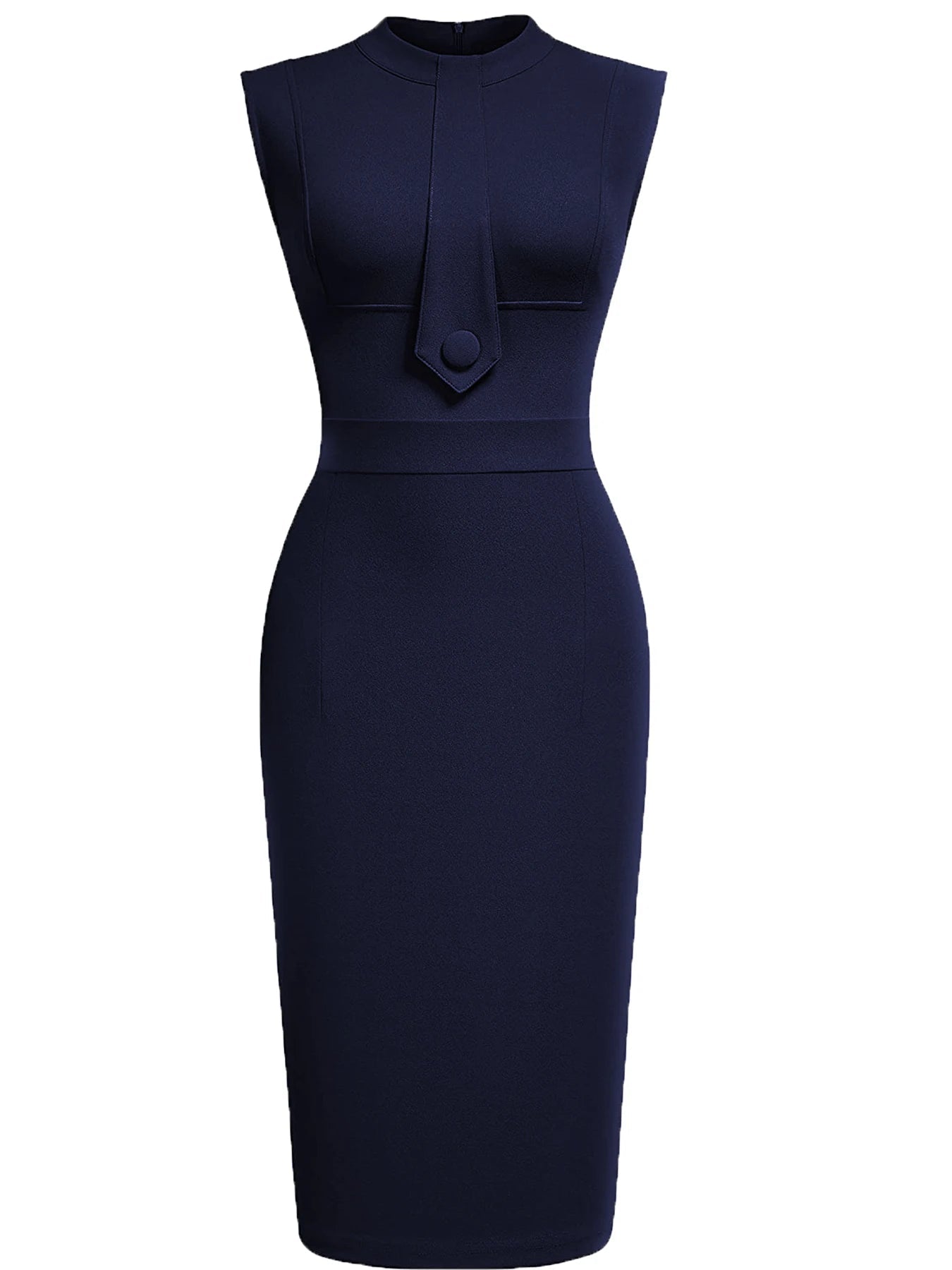 Vintage Sheath Dress – Elegant Sleeveless Bodycon Style for Wedding Guests