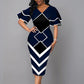 Vintage V-Neck Dress – Chic Slim Fit Summer Dress for Casual Gatherings