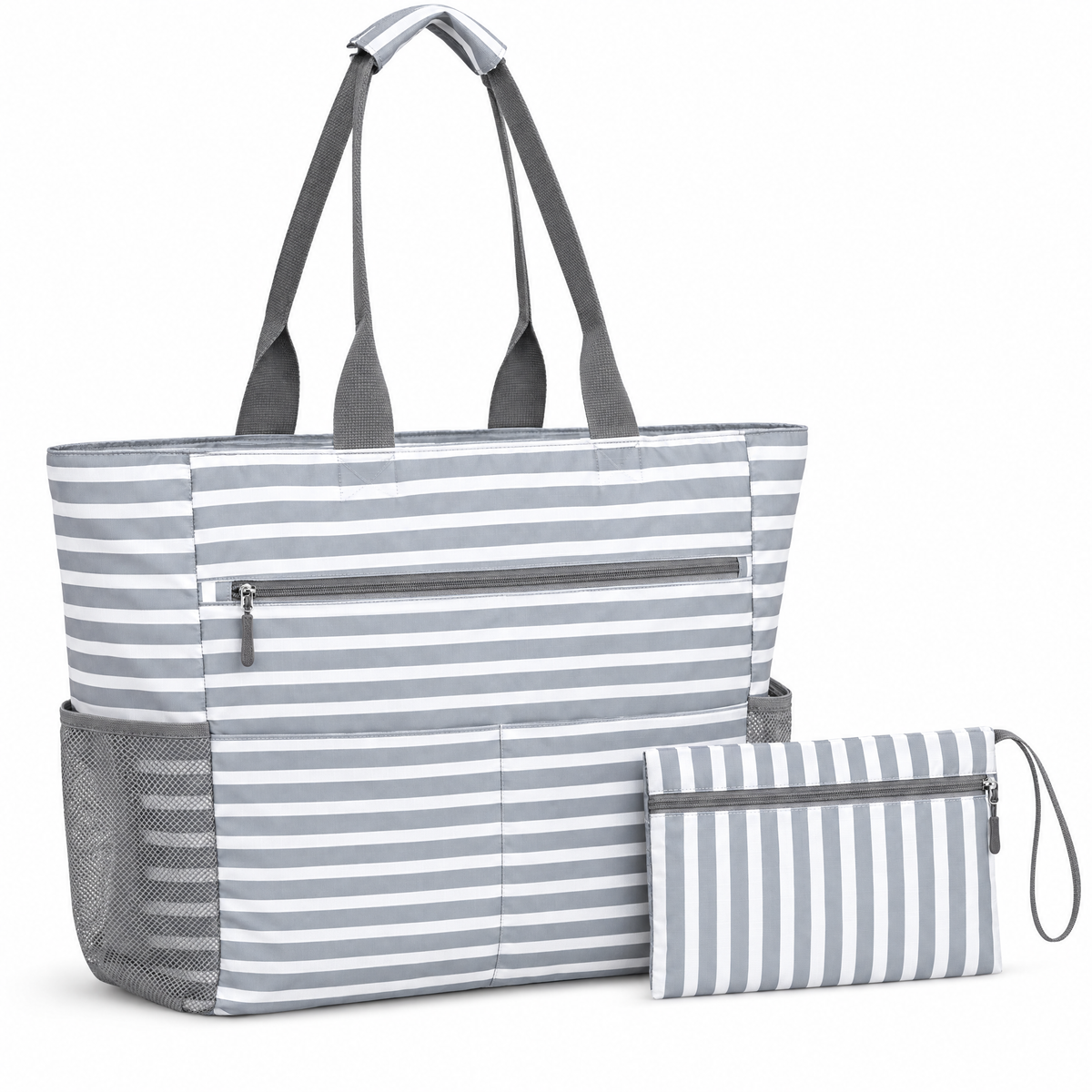 Waterproof Beach Tote Bag with 13 Pockets, Foldable 5