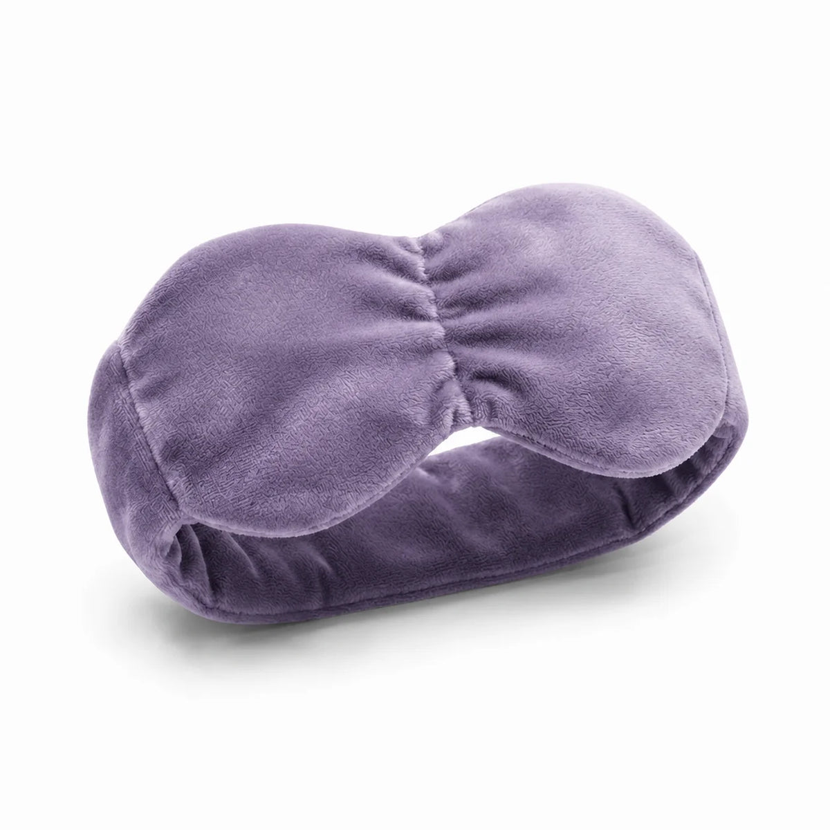 Weighted sleep mask with adjustable strap, featuring a light-blocking design for optimal rest during travel, ideal for sleep and meditation. 9