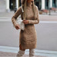 Women's A Line Knit Cozy Chic Sweater Dress