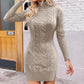 Women's A Line Knit Cozy Chic Sweater Dress