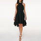 Women's Halter Neckline Cocktail Midi Dress