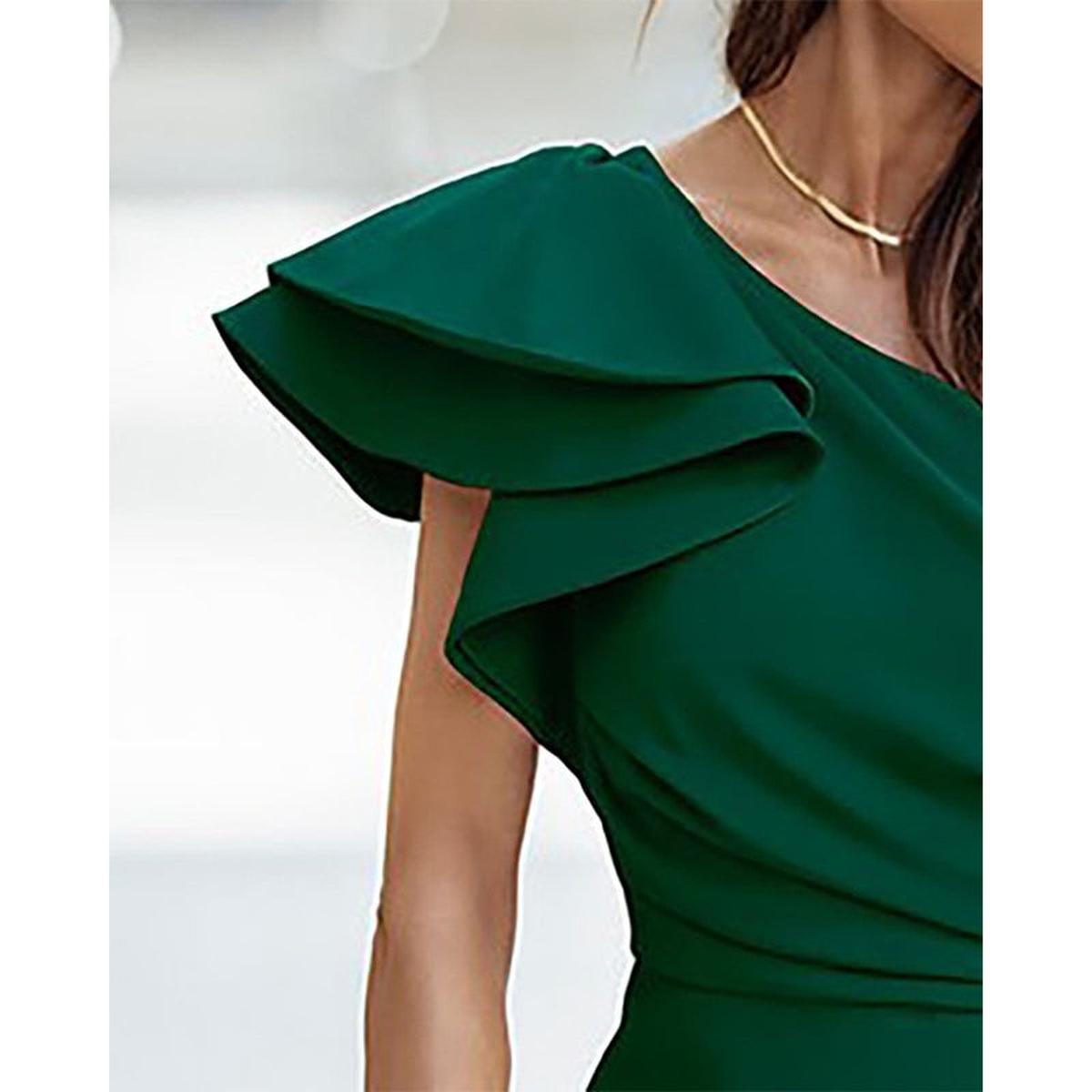 Women's One Shoulder Formal Evening Dress